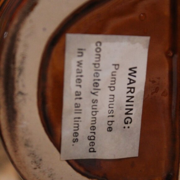 Natures Garden Tabletop Relaxation Fountain Tranquility Cowboy Boot Western - Picture 11 of 12